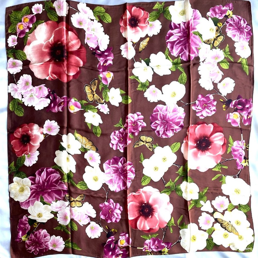 Echo silk 100% scarf